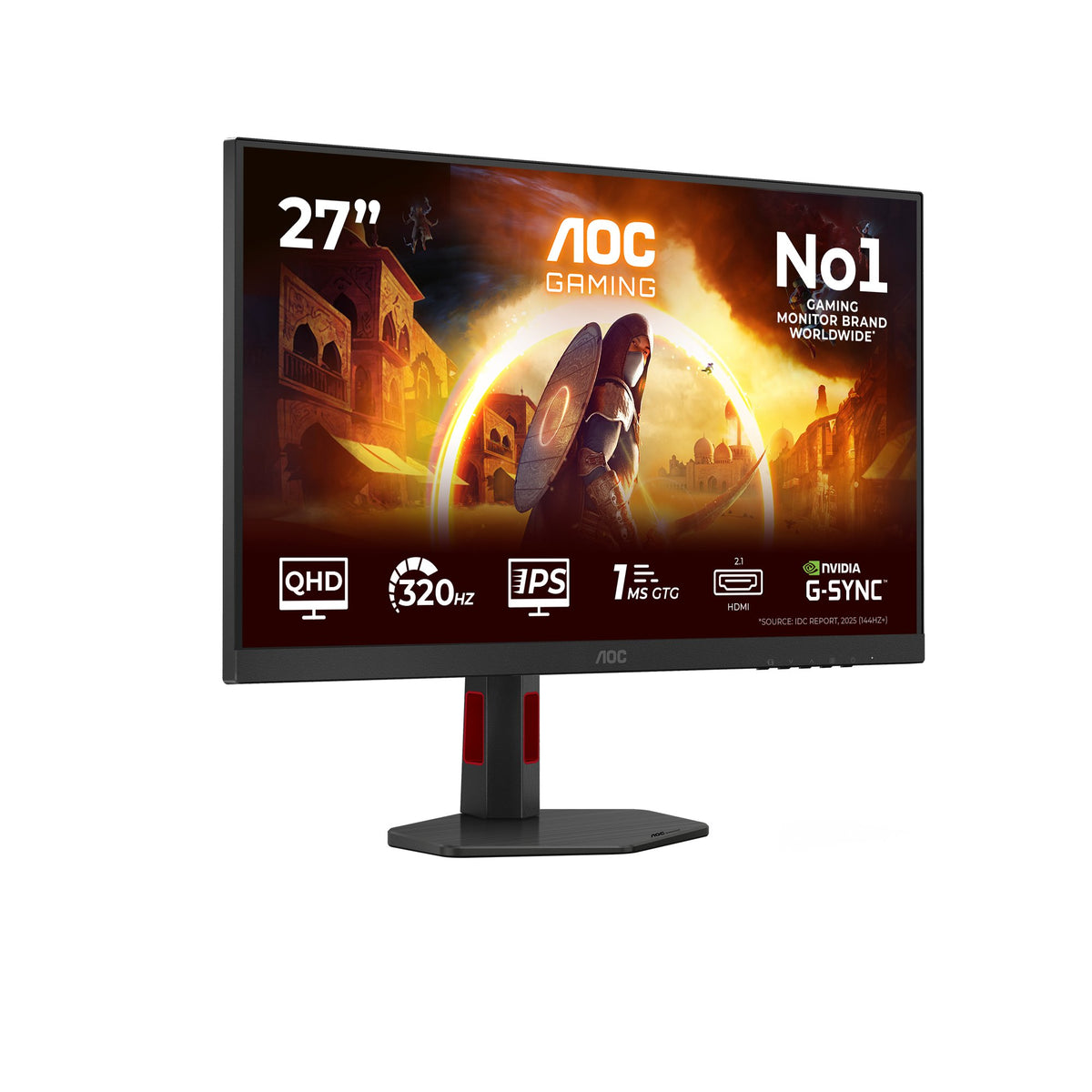 EAN 4038986182713 - AOC G4 Q27G4SRU pantalla para PC 68,6 cm (27") 2560 x 1440 Pixeles Quad HD LED Negro, Rojo imagen 2