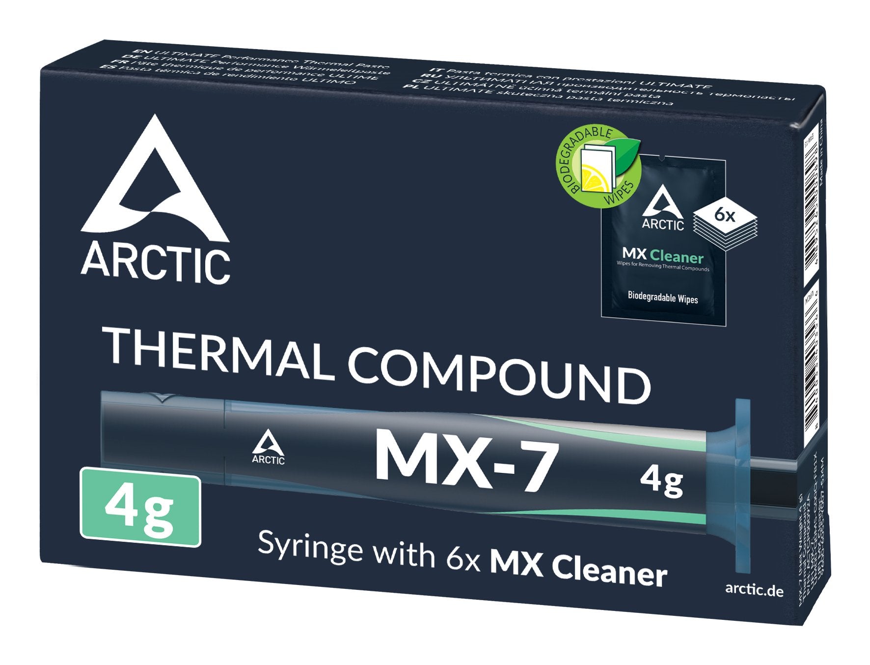 Pasta Térmica Arctic Mx-7, Pastas Térmicas Con 6x Mx Cleaner Actcp00092a