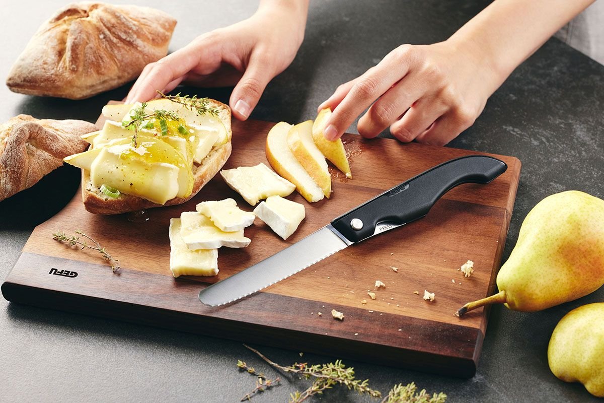 Gefu Enno Schneidebrett Klein Walnussholz