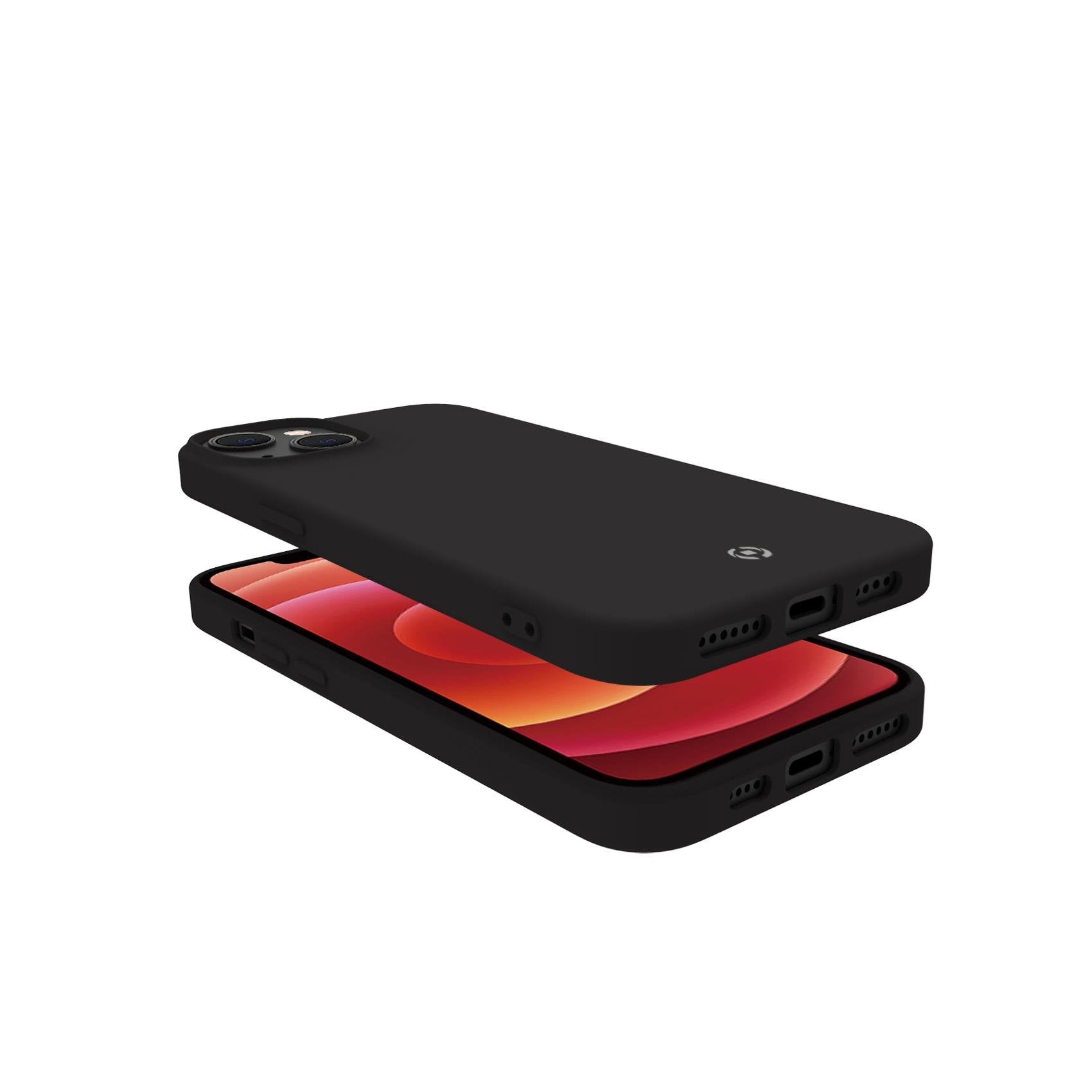 Celly Cromo Funda Para Iphone 14  (6.1") Negro