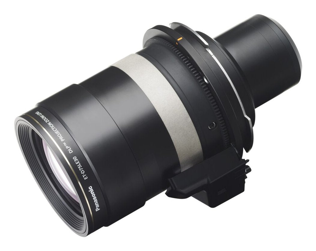 Panasonic Et-D75le30 Óptica Zoom Panasonic Et-D75le30, 1,9:1, 2.7 - 5.2:1, 50,5 - 97,9 Mm, Negro, Panasonic Pt-Dz12000, D12000, Dw100, Dz8700, Dz110x, Ds8500, Ds100x, Dw8300, Dw90x, 134 X 134 X 265 Mm