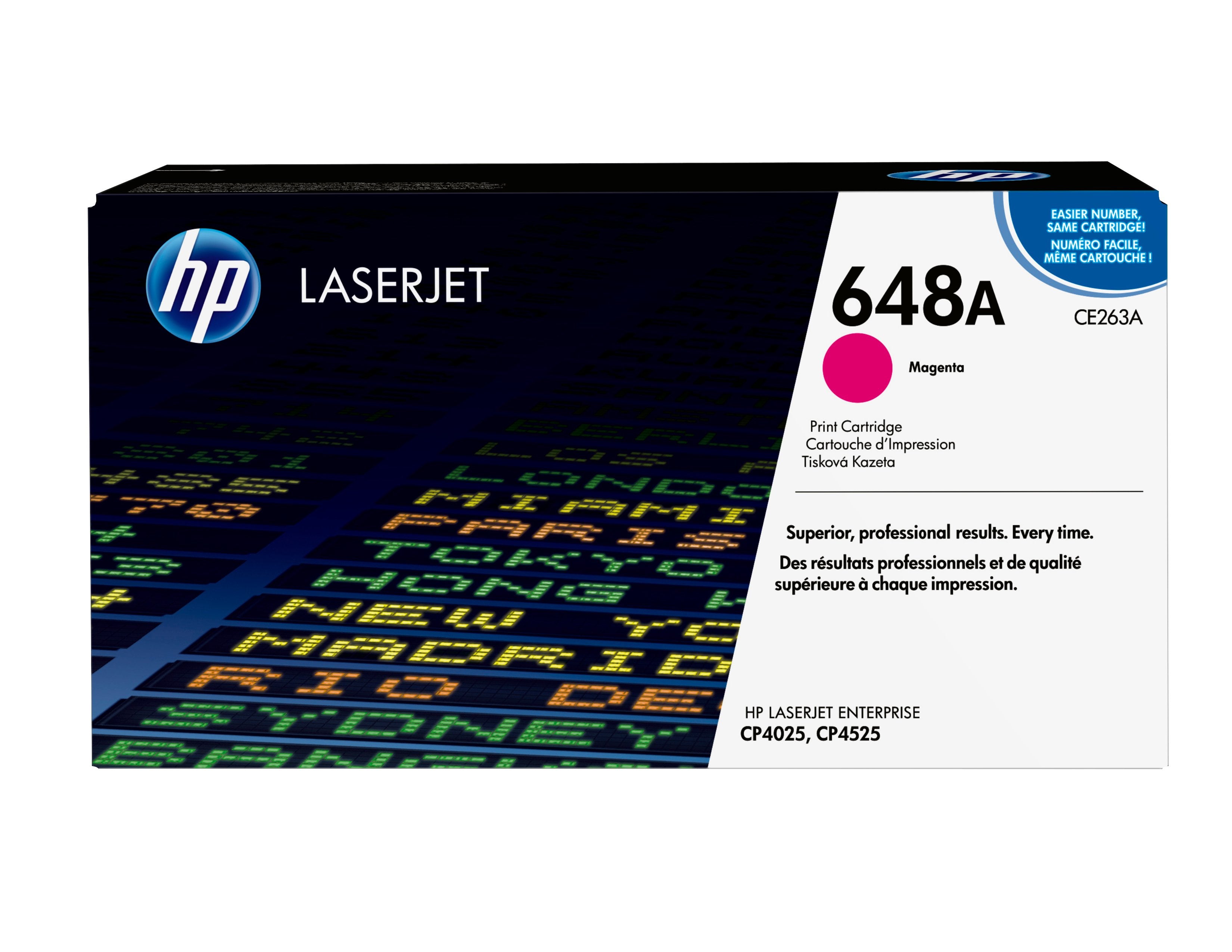 EAN 0884420186861 - HP 648A Magenta Original LaserJet Toner Cartridge cartucho de tóner 1 pieza(s) imagen 1