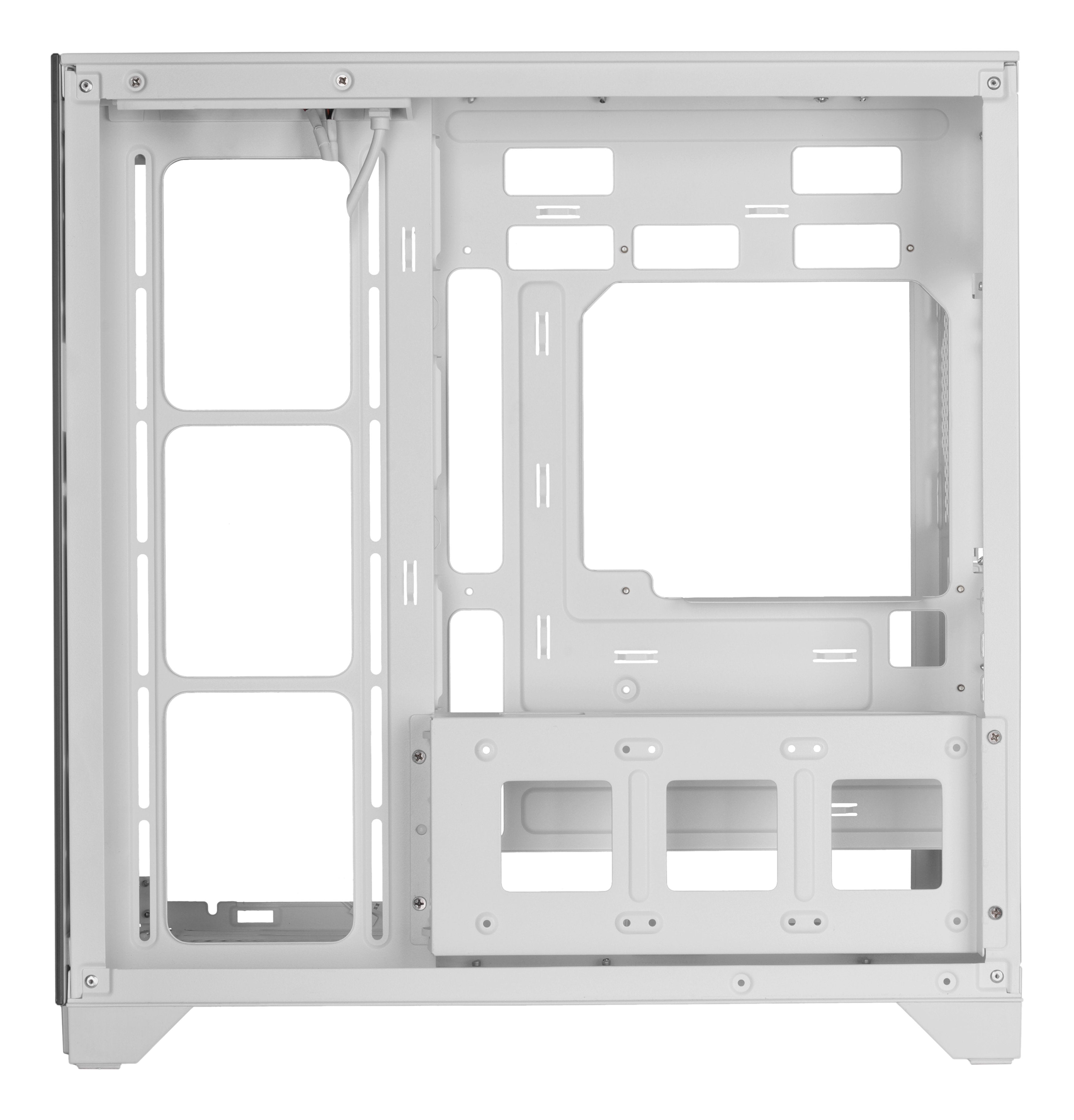 Caja Gaming Minitorre Mars Gaming Mc-Vision Blanca