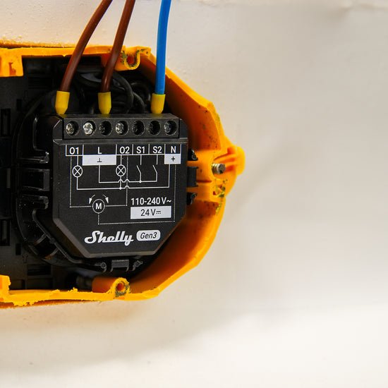 Shelly Relais "2pm Gen3" Wlan Max. 16a 2 Kanäle Bt Messfunktion Unterputz