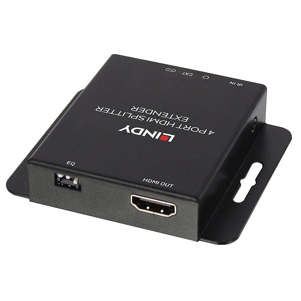 Extensor Y Divisor Lindy Hdmi E Ir Cat6 Loop Out 4 Puertos 50m