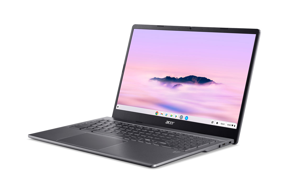 Acer Chromebook Plus 515 Cbe595-2-Tco Intel Core 5 120u / Hasta 5 Ghz Chrome Os Intel Graphics 16 Gb Ram 512 Gb Ssd Nvme 15.6" Ips 1920 X 1080 (Full Hd) Wi-Fi 6e Gris Metalizado Kbd: Español