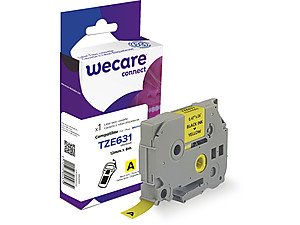 EAN 3112539804879 - Armor K80010W4 cinta para impresora de etiquetas Negro sobre amarillo TZe imagen 1