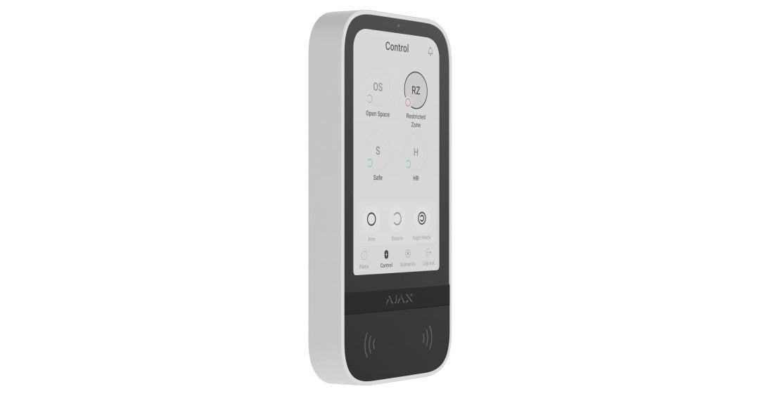 Keypad Wrl Touchscreen/Asp White 58455 Ajax