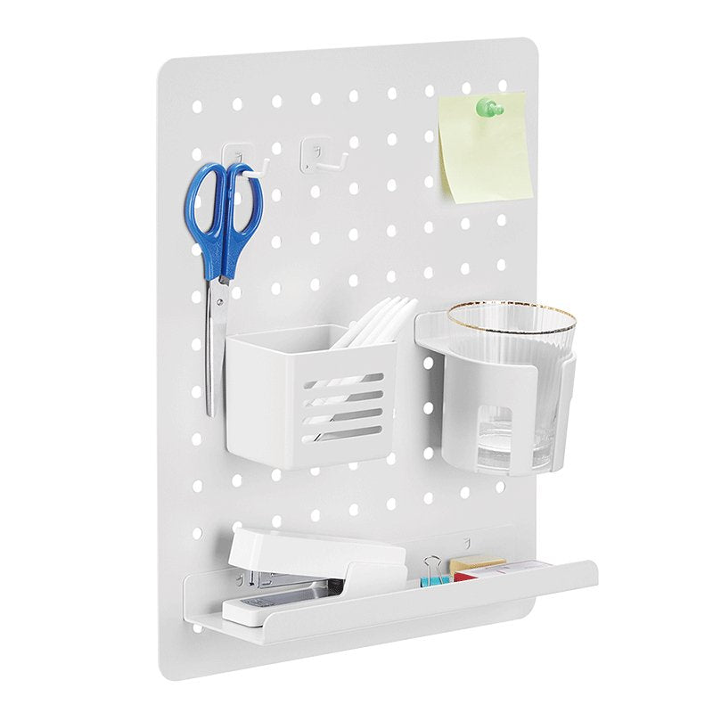 Pegboard, Wall-Mounted, Office, 420x320mm, Blanco