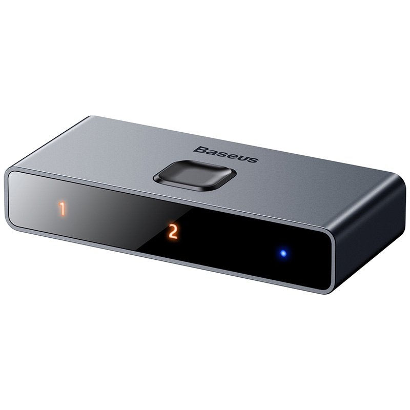 Divisor Hdmi Matrix Baseus 2en1 / 1v2 Gris