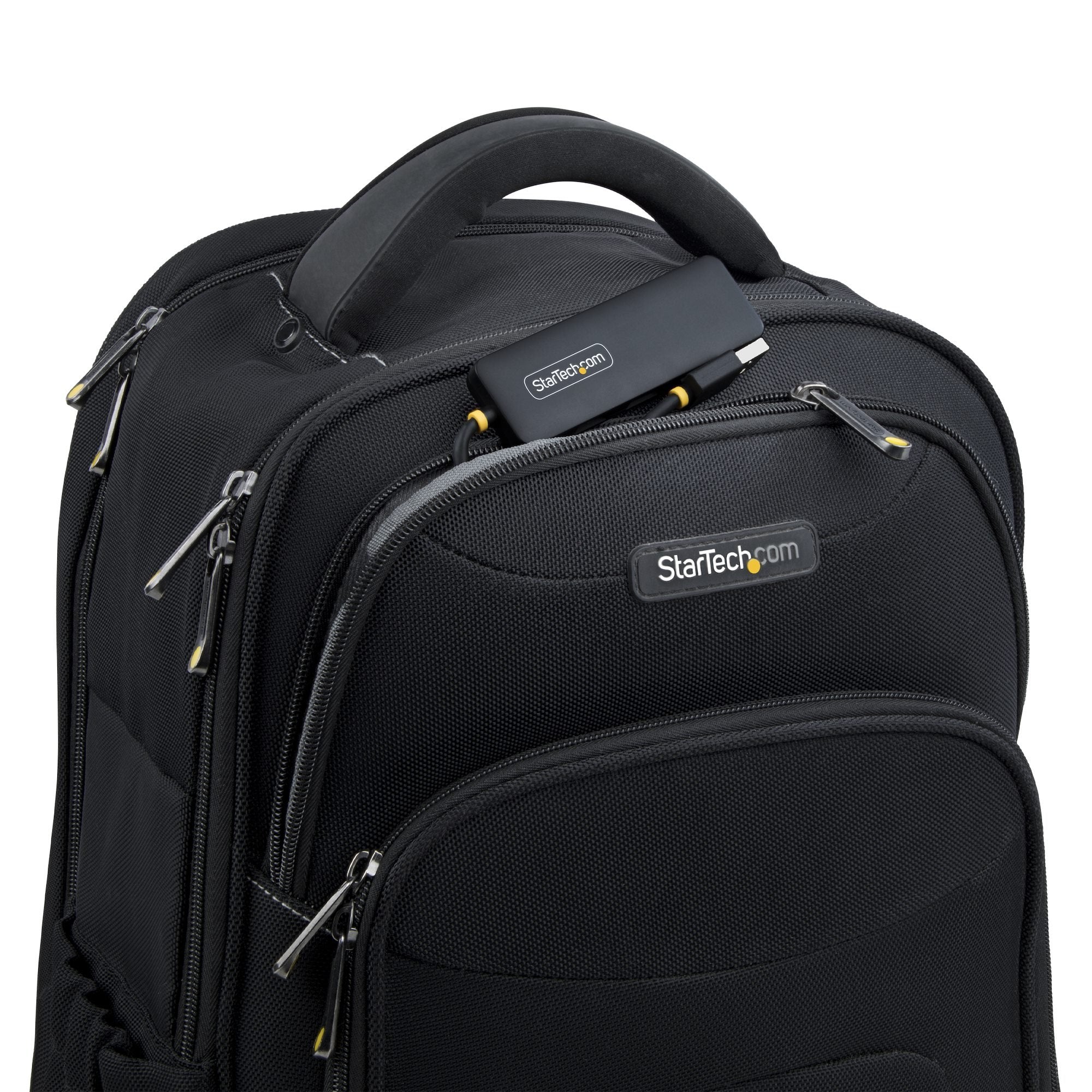 EAN 0065030912143 - StarTech.com H5A4A-USB-HUB hub de interfaz USB 3.2 Gen 1 (3.1 Gen 1) Type-A 5000 Mbit/s Negro imagen 10