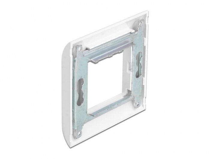 Easy 45 Modulträger Mit Abdeckrahmen 80 X 80 Mm Weiss