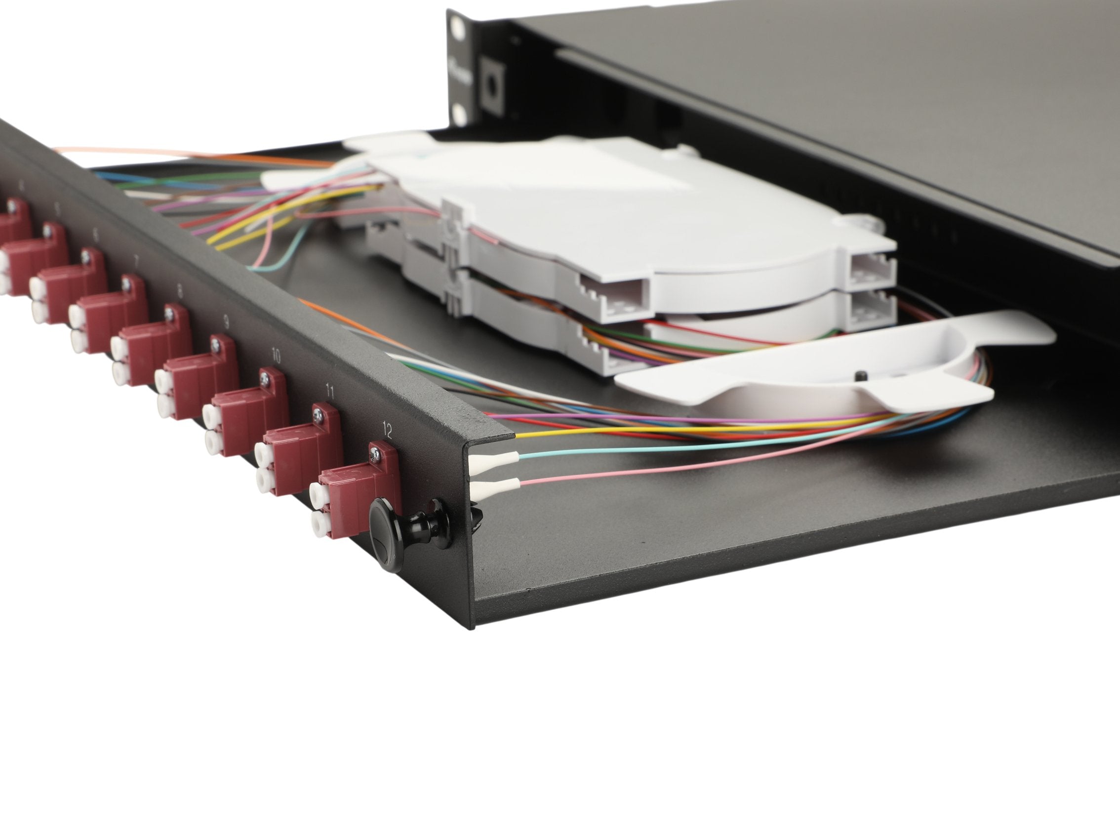 Equip Lwl-Spleisskamen 12-Port Lc-Duplex Om4 1u Komplett Sw