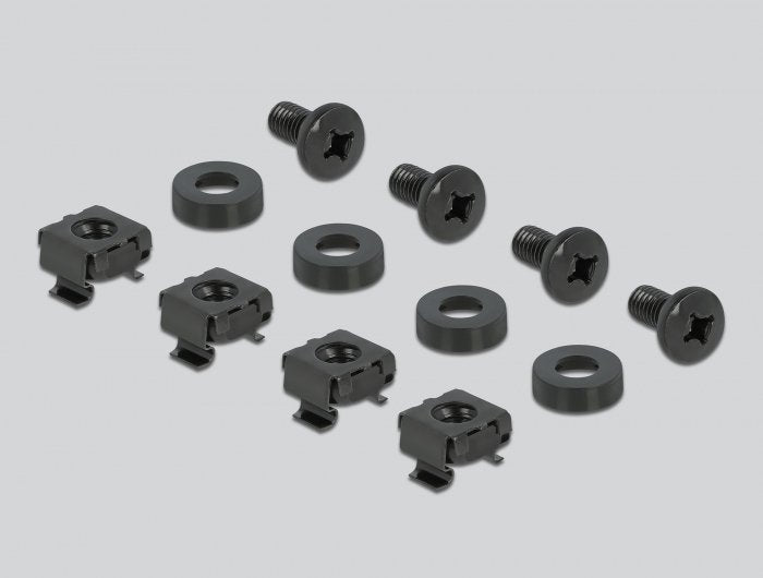 Delock Panel De Gestión De Cables De 10" Con Abertura Y 3 Ganchos 1u Negro