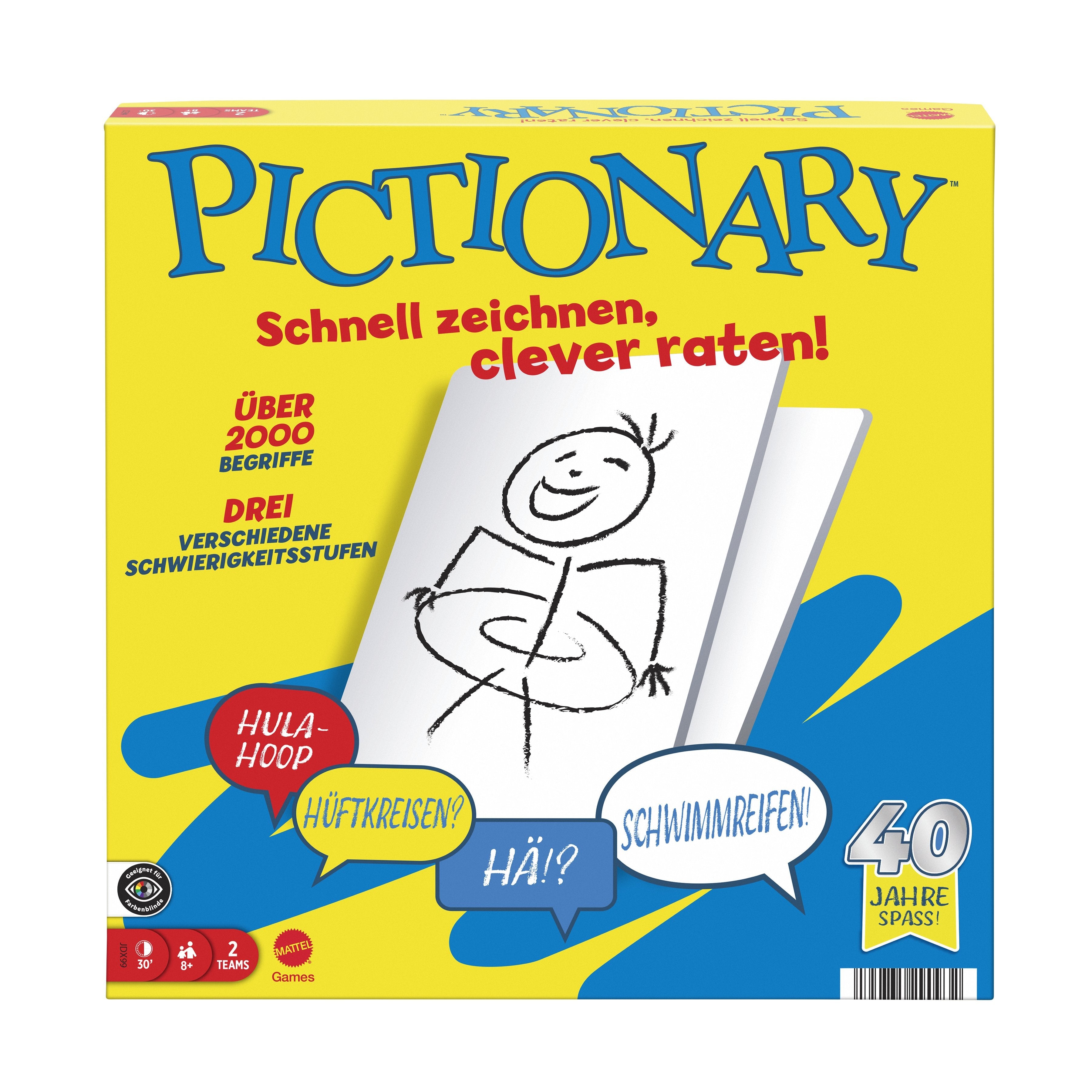 Mattel Pictionary, Juego De Mesa Jdx99