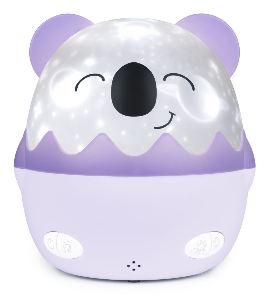 Bigben Kids Luz Nocturna Musical - Proyector 360° - 13 Proyecciones - 8 Melodias - Control Remoto - Inalambrica Y