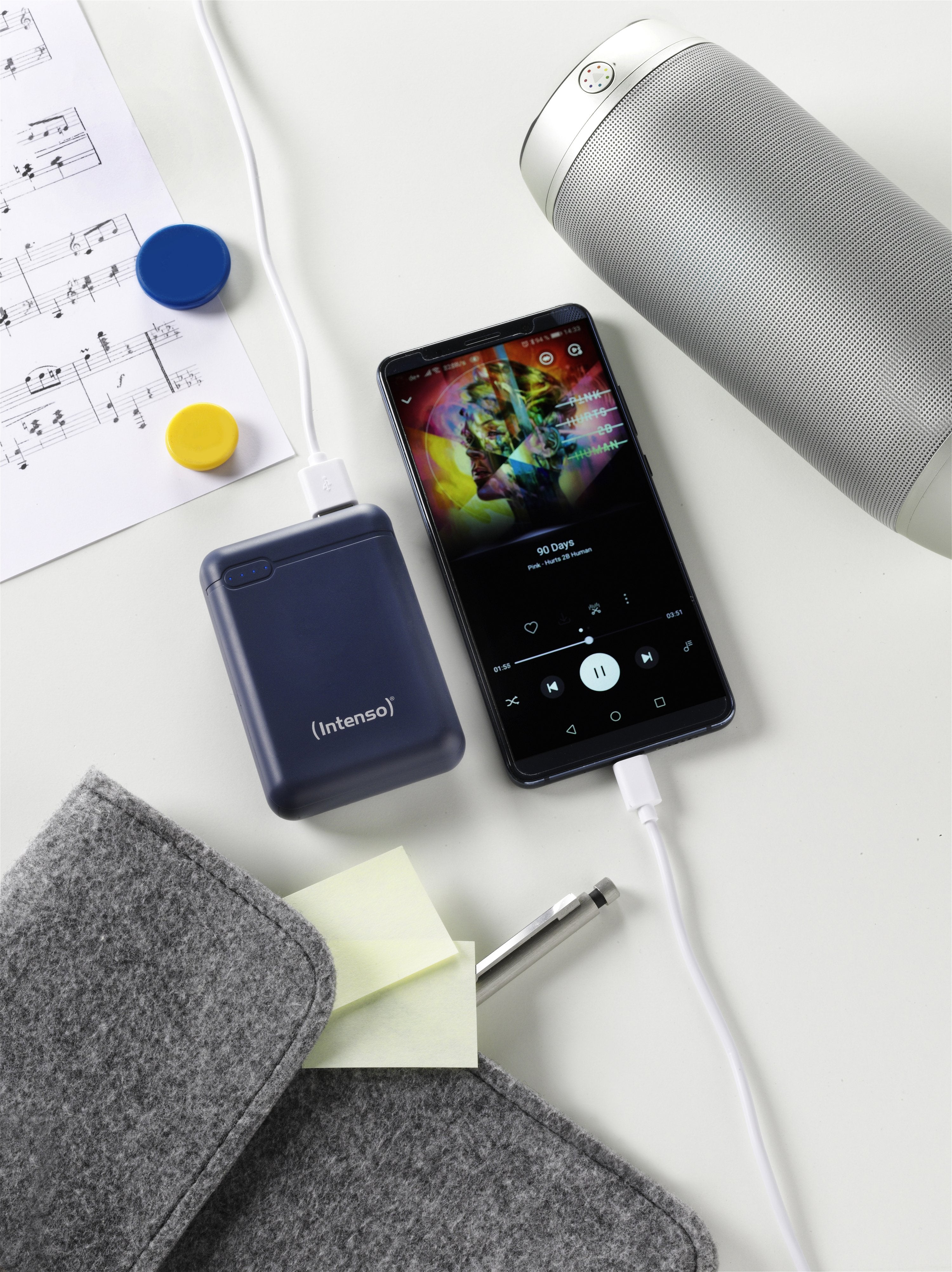 Intenso Powerbank Xs10000 Dkblue 10000 Mah Inkl. Usb-A To Type-C