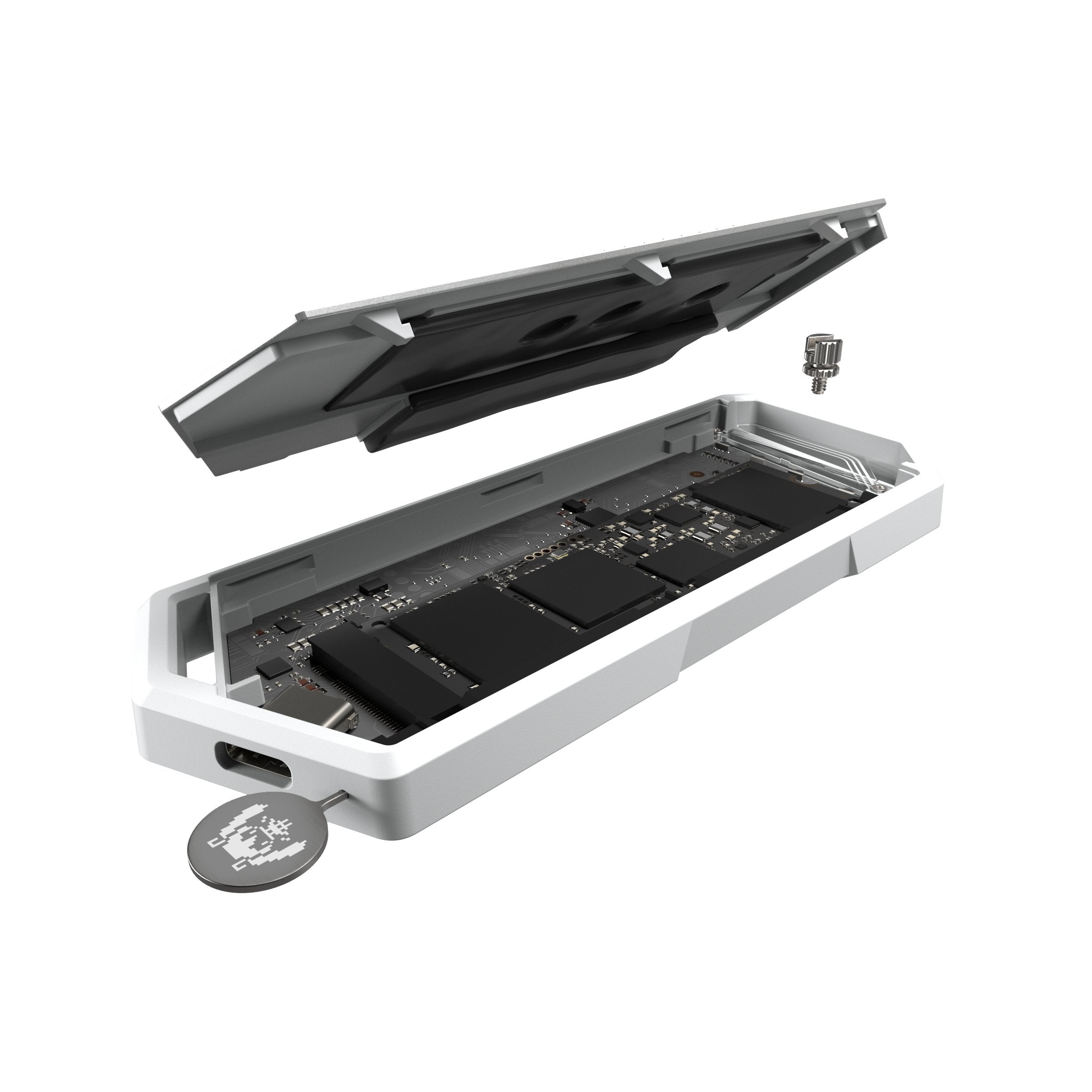 Asus Geh Usb Rog Mrix Arion Miku Wht Ssd Caja