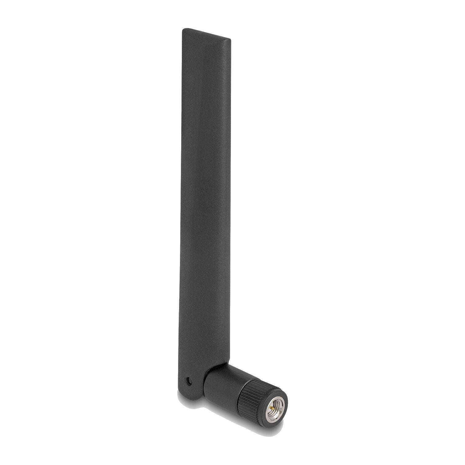 Delock 88399 Antena Wifi 6e Macho Sma 3 Dbi Omnidireccional Con Articulación De Inclinación Negro