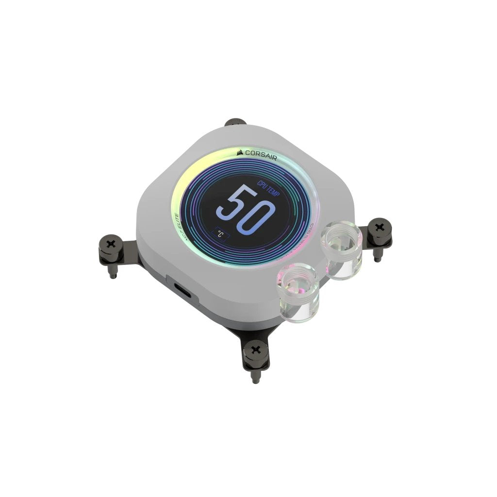 Corsair Cpu Water Block, Xc7 Elite Lcd White