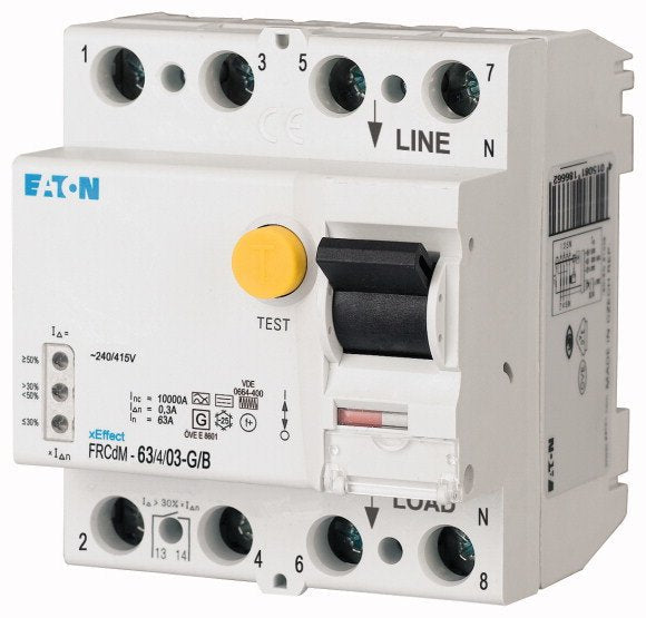 Eaton Frcdm-63 4 03-G B Digit. 167898 Allstrom Fi-Schalter 63a 4p 300ma Typ B