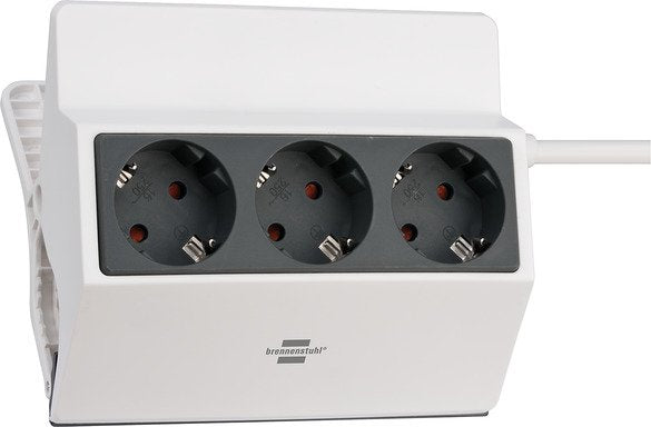 Regleta De Enchufes Brennenstuhl 3 Vías 3m Blanco / Ant