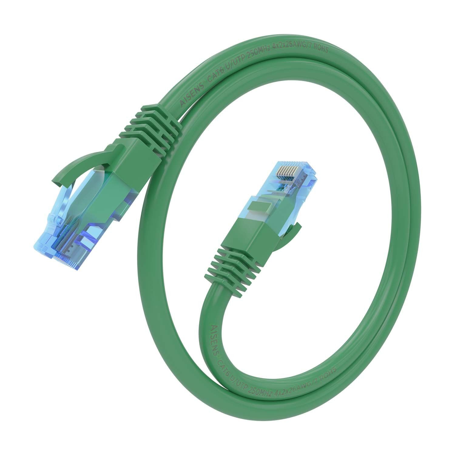 Aisens Cable De Red Rj45 Cat.6 Utp Awg26 Cca - 25cm - Verde