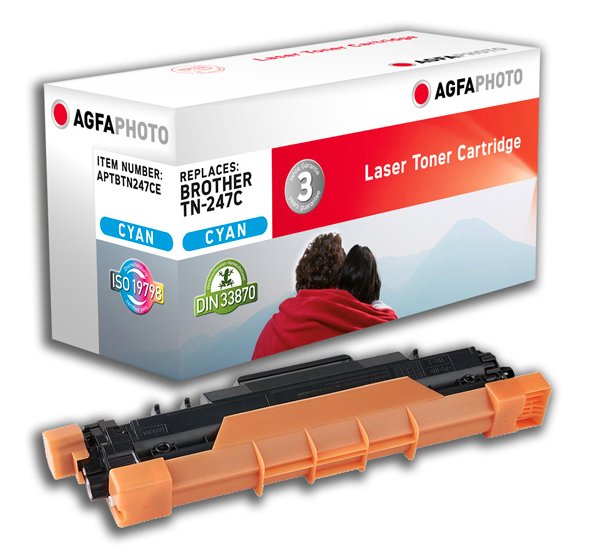 EAN 4250164857569 - AgfaPhoto APTBTN247CE cartucho de tóner 1 pieza(s) Compatible Cian imagen 1