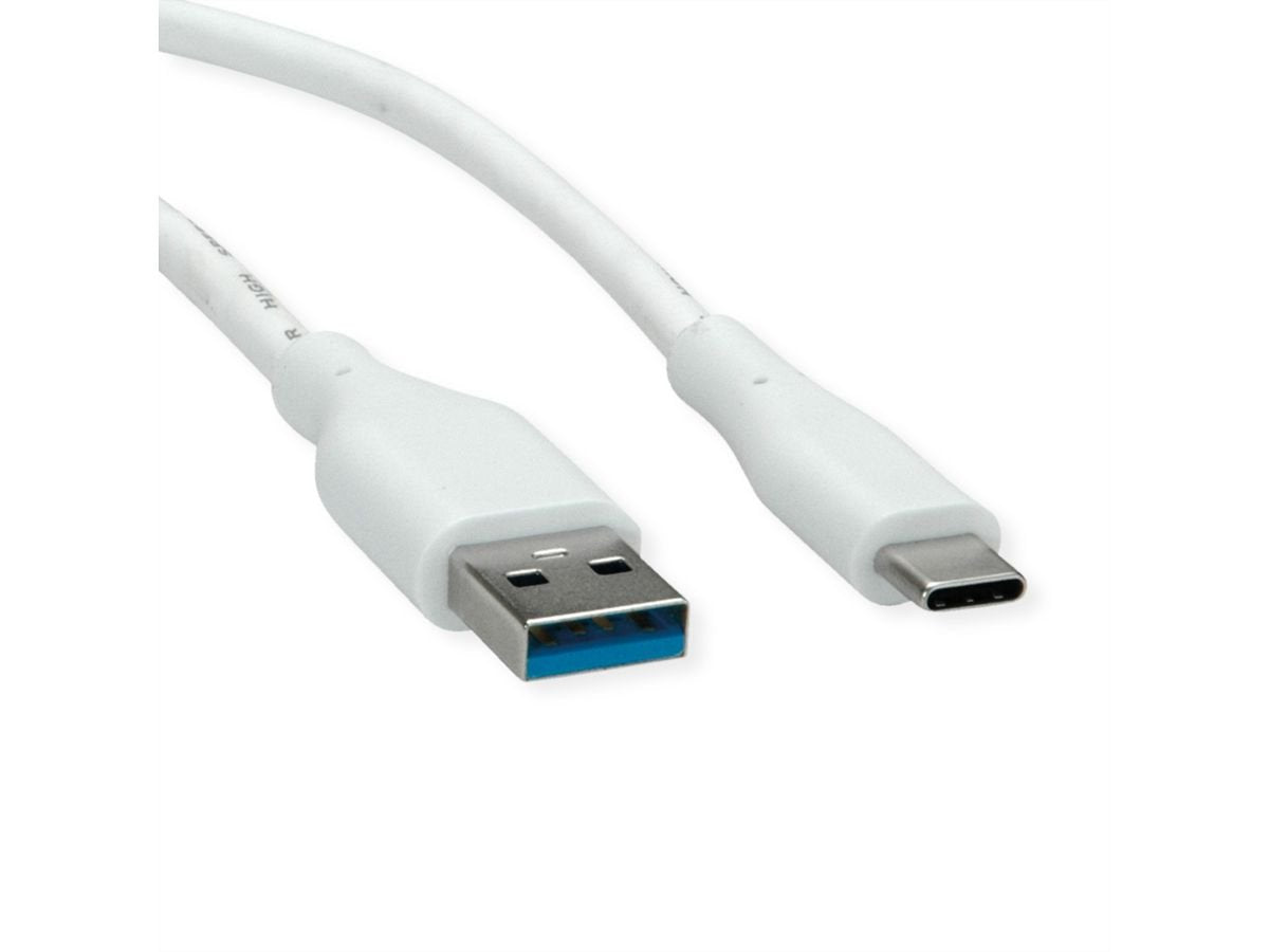 EAN 7630049621220 - VALUE 11.99.9035 cable USB USB 3.2 Gen 1 (3.1 Gen 1) 2 m USB A USB C Blanco imagen 2