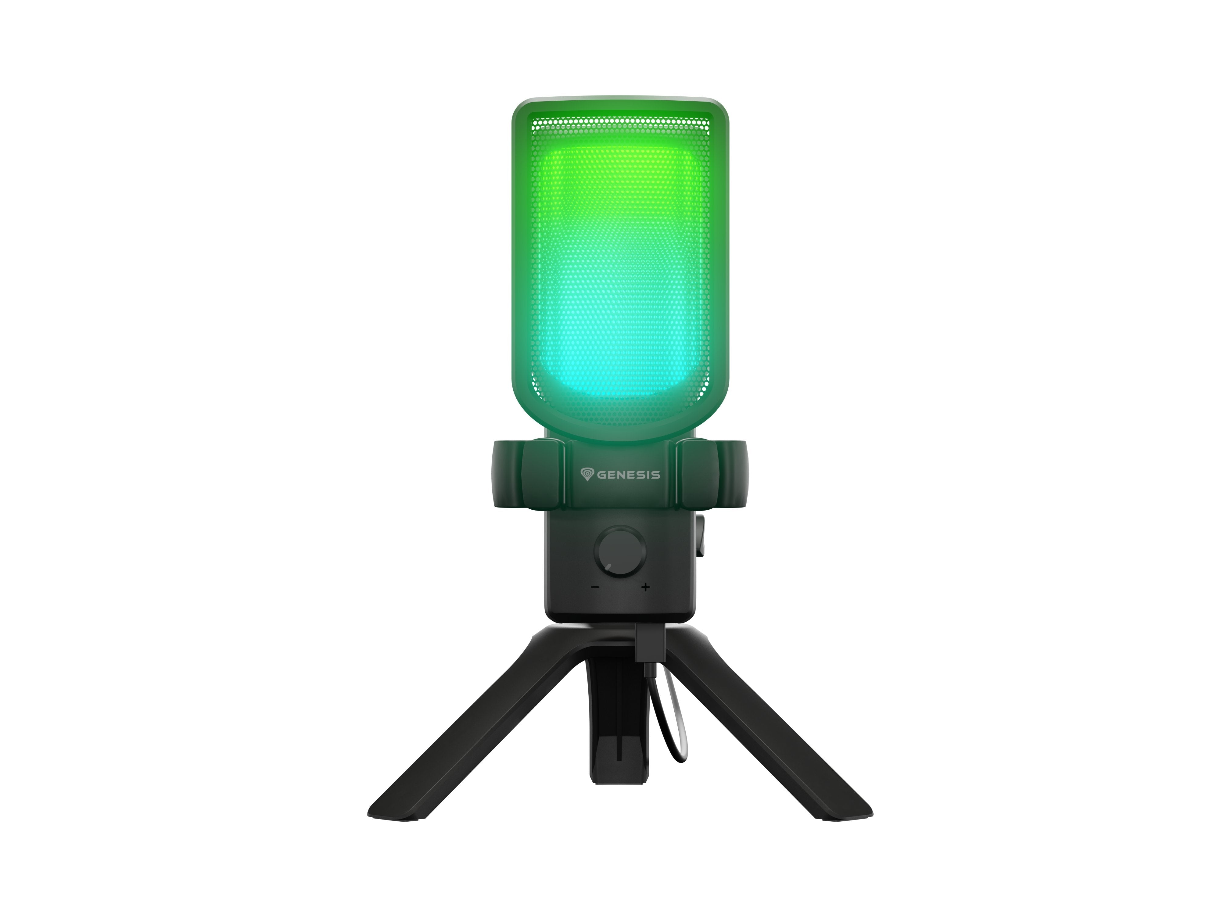 Micrófono Natec Genesis Radium 250 Usb Stand Black