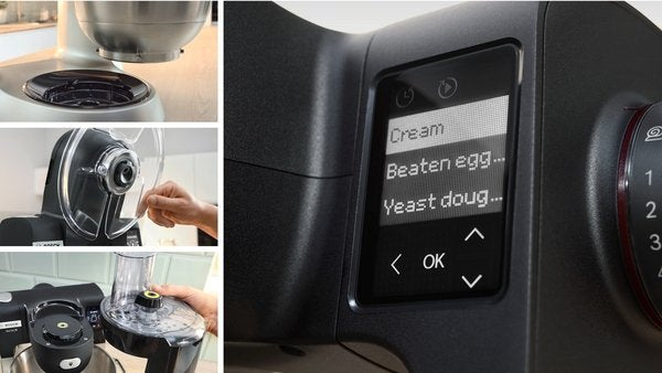 Robot De Cocina  Bosch Home Mums6zs13d Negro/Acero Inoxidable, 1.600 Vatios, Báscula Integrada, Temporizador Mums6zs13d