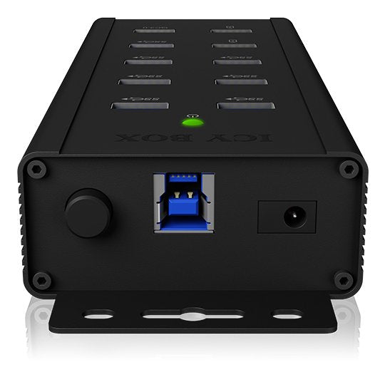EAN 4250078166849 - ICY BOX IB-HUB1703-QC3 USB 3.2 Gen 1 (3.1 Gen 1) Type-B 5000 Mbit/s Negro imagen 7