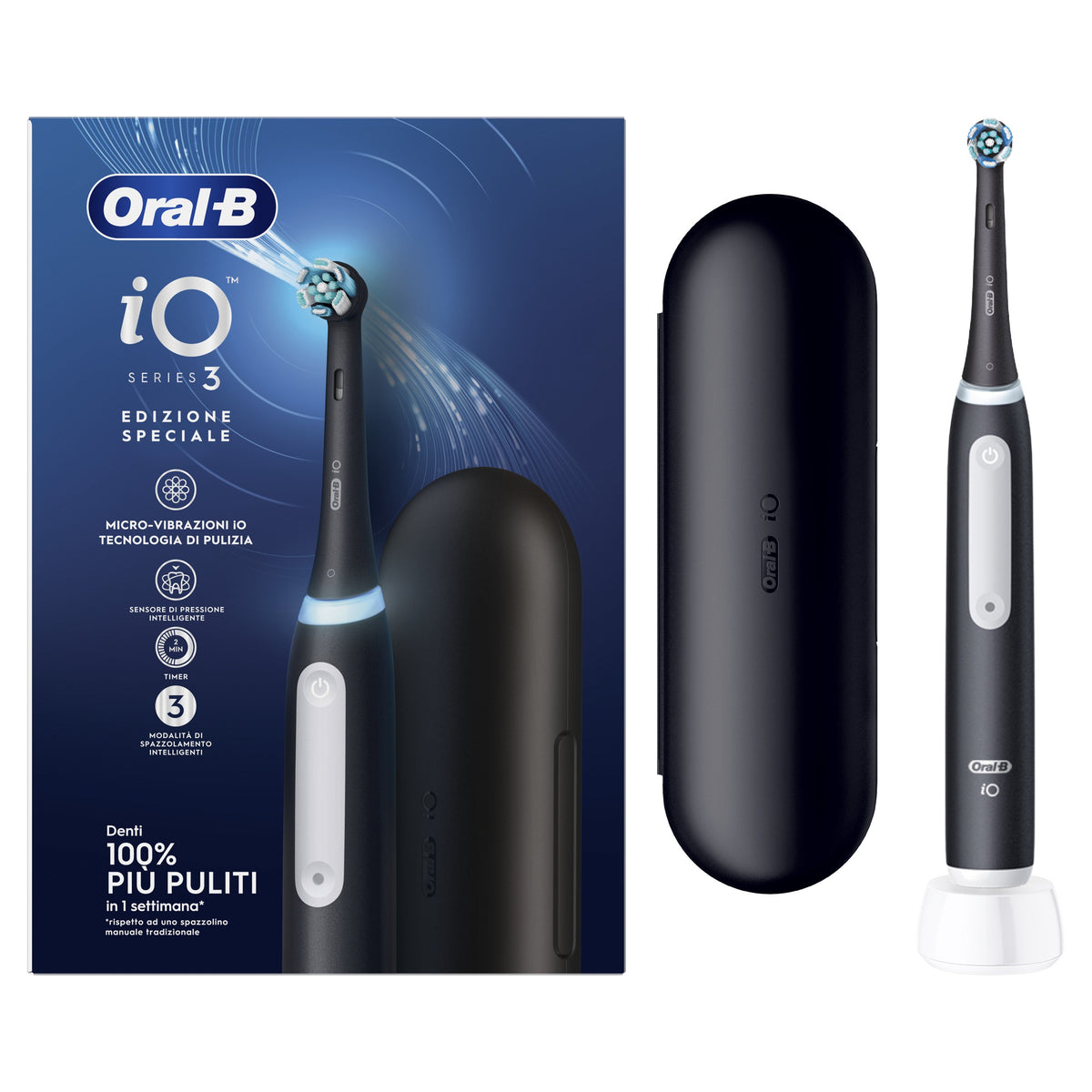 EAN 8700216537261 - Oral-B 80807630 cepillo eléctrico para dientes Adulto Negro, Blanco imagen 2