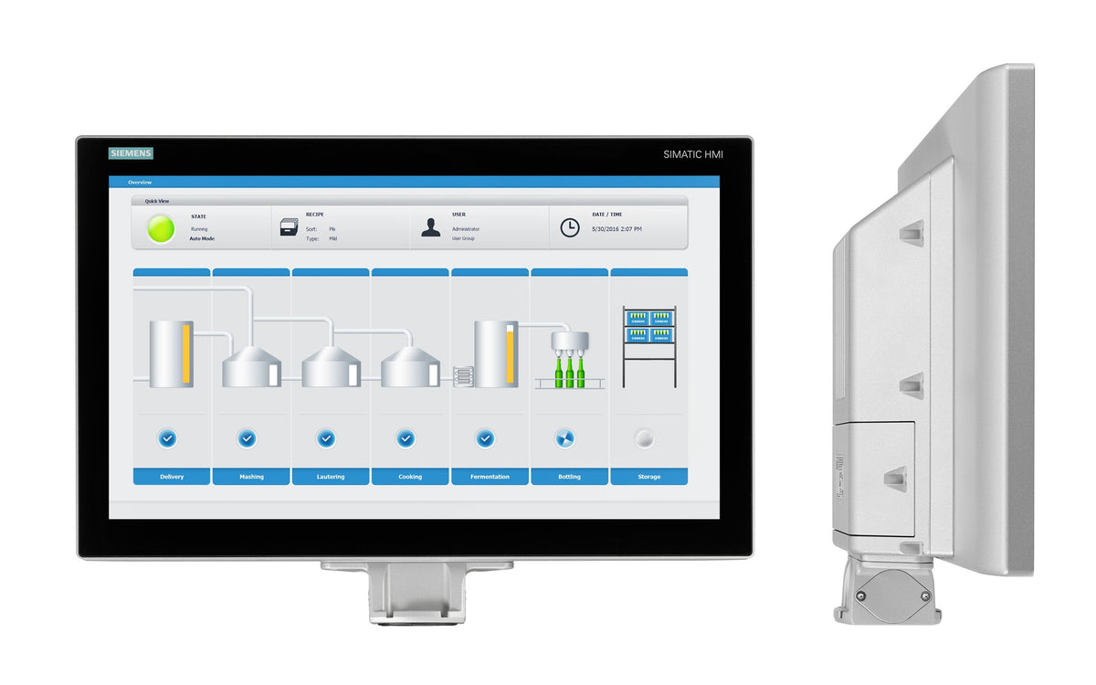 Siemens Simatic Hmi Tp1500 Comfort Pro 6av2124-0qc24-1ax0 - 38,1 Cm - 15"