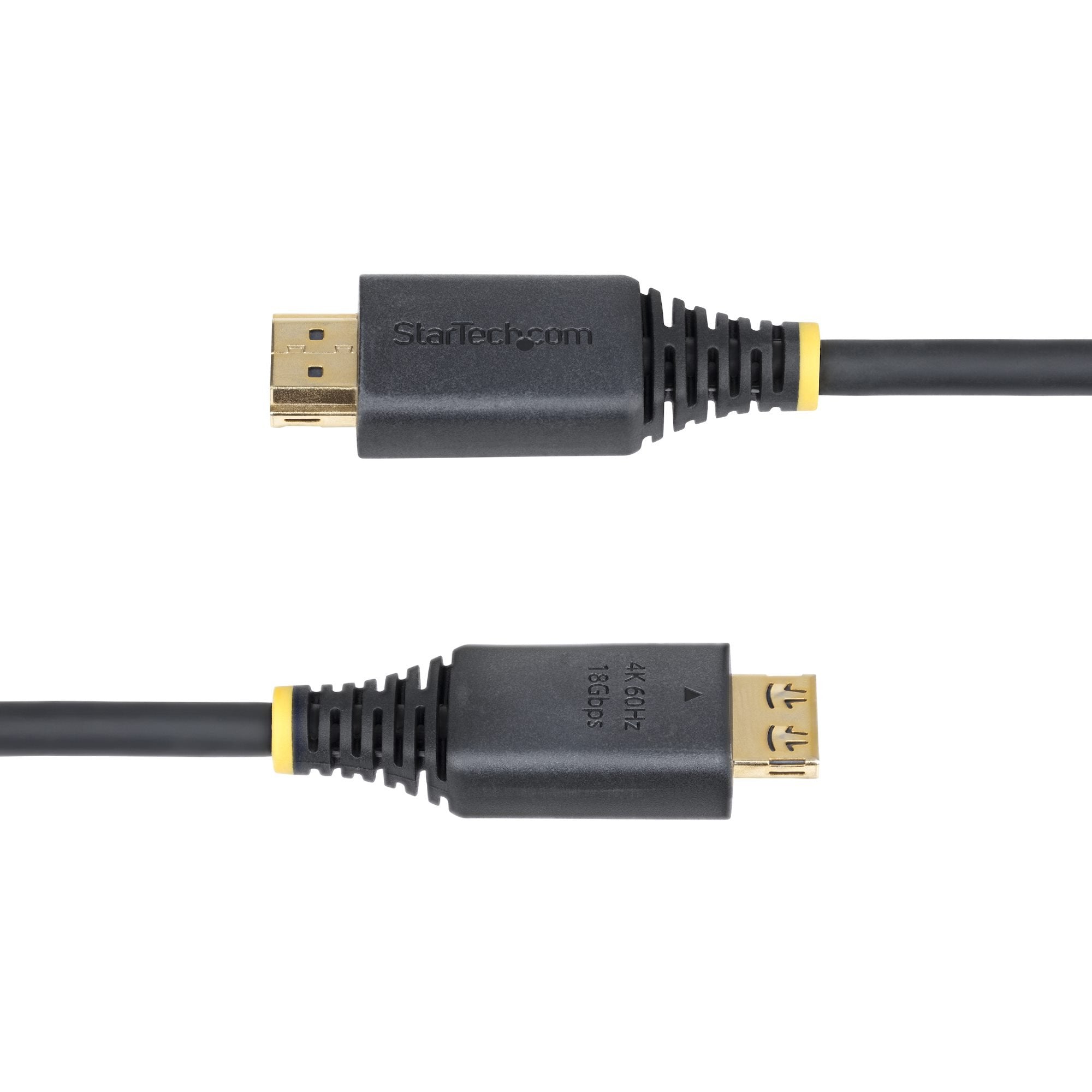 Startech.Com 6ft High Speed Hdmi Cable W/Gripping Connectors, 4k 60hz - Hdmi-Cable Mit Ethernet - 1.8 M