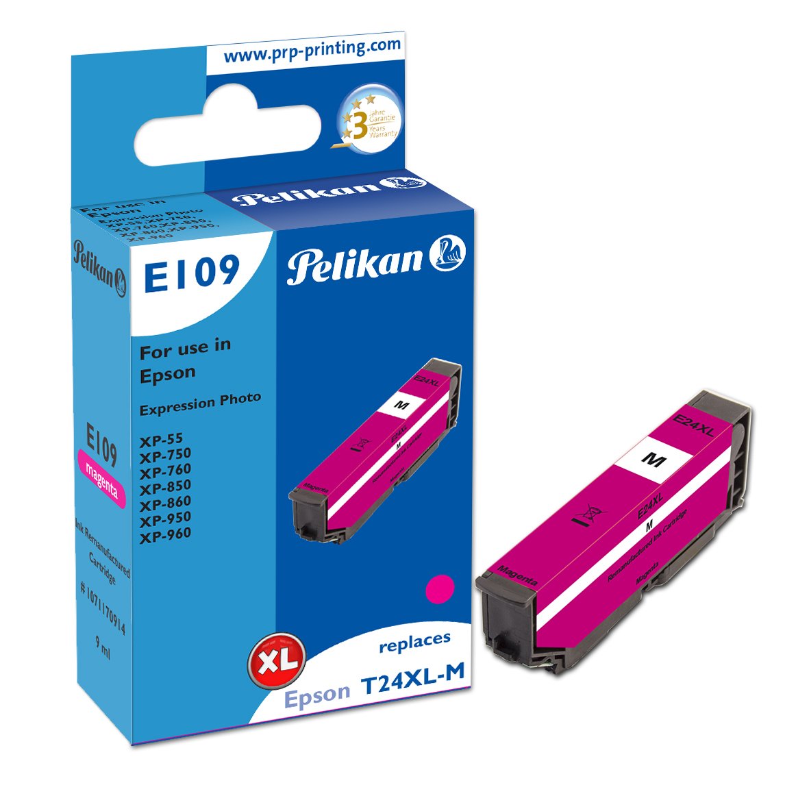 Pelikan Tinte Für Epson T243340 Magenta 24xl