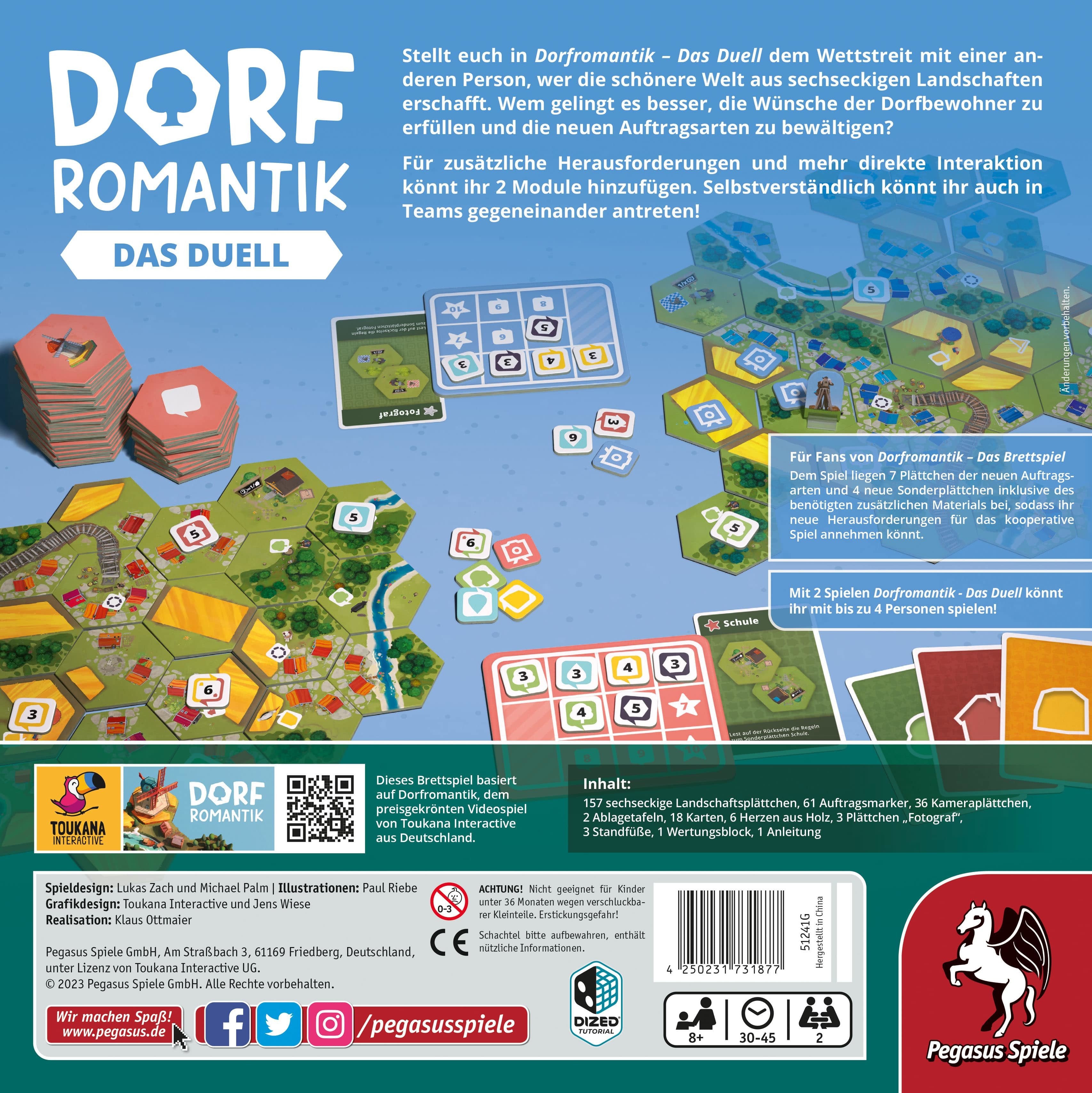 Pegasus Dorfromantik - El Duelo, Juego De Mesa 51241g