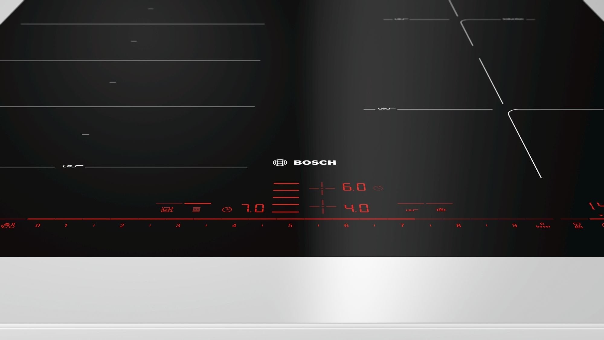 EAN 4242002915814 - Bosch Serie 8 PXE601DC1E hobs Negro Integrado Con placa de inducción 4 zona(s) imagen 3