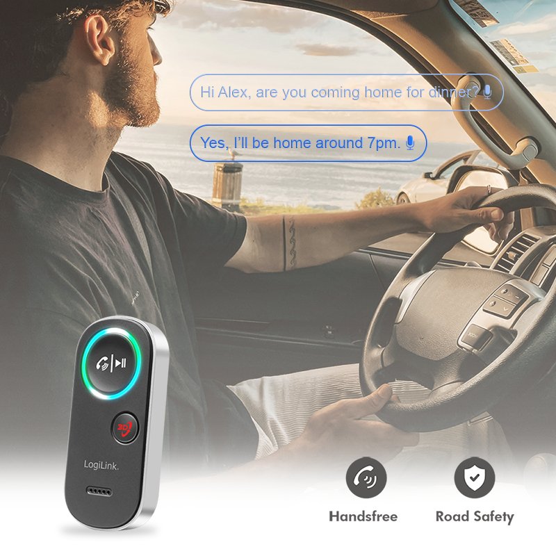 Logilink Bluetooth 5.4, 3d-Audioempfänger, Negro
