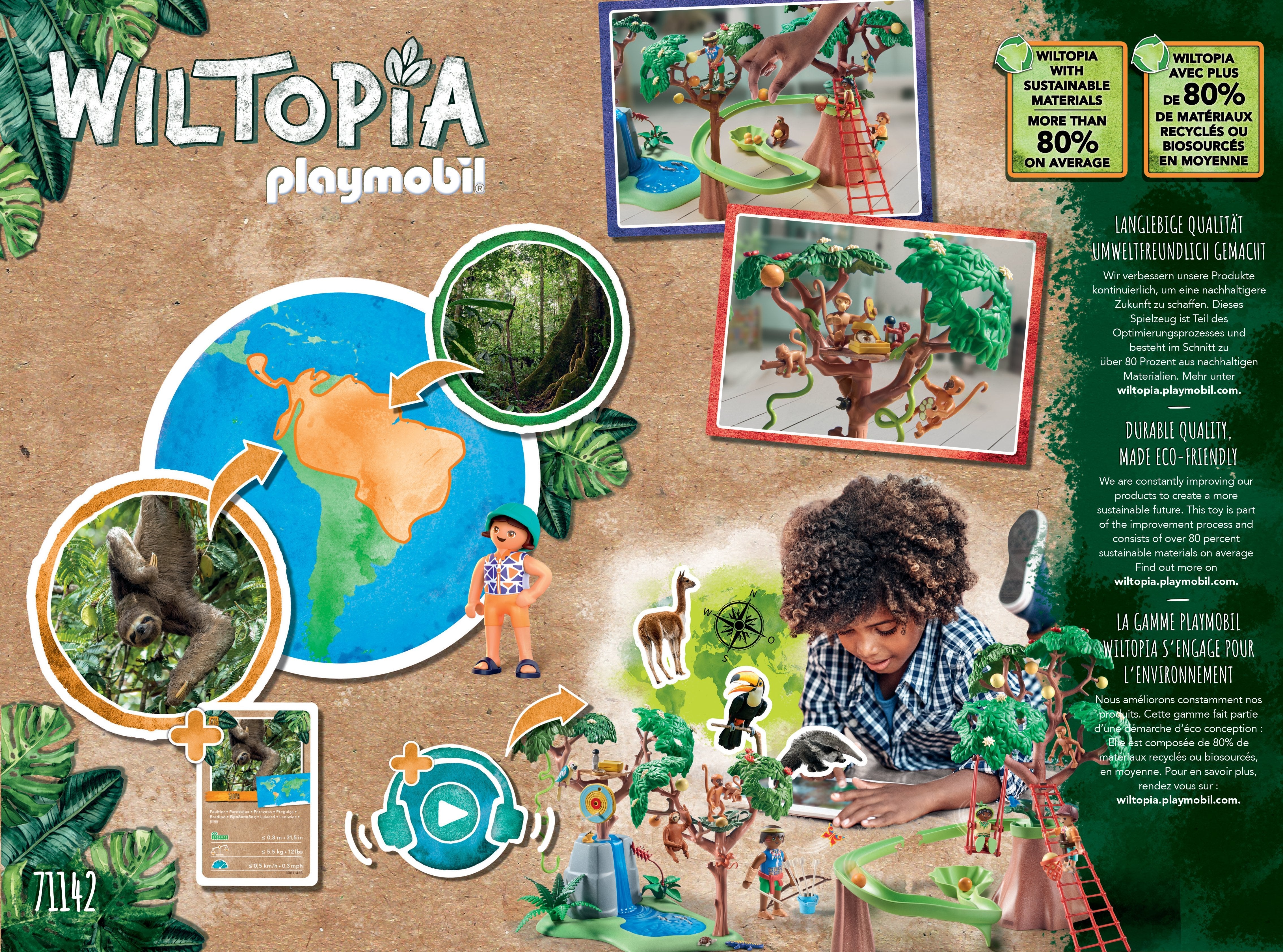 Playmobil Wiltopia Parque Infantil Jungla Tropical