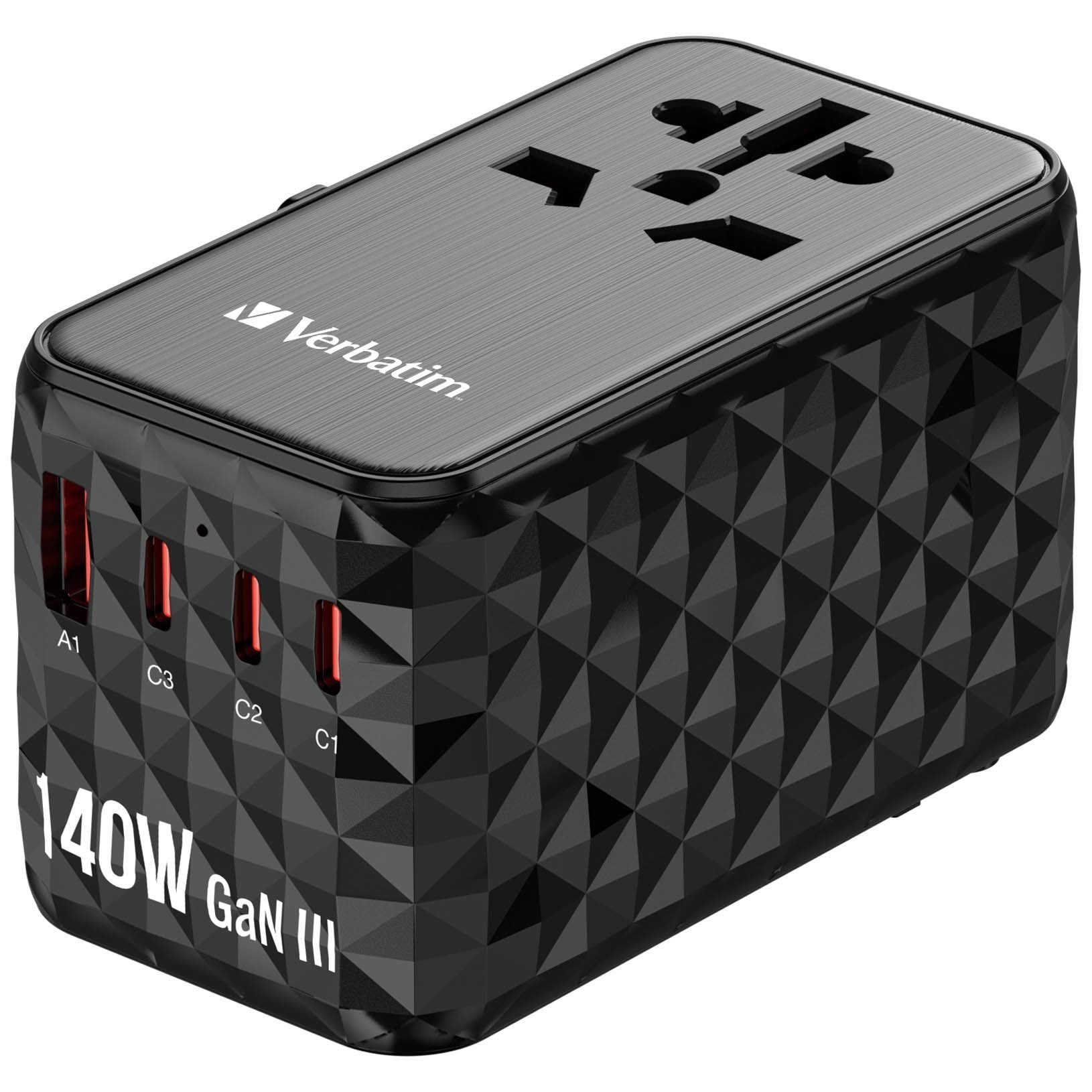 Verbatim Gan Iii Uni.Travel Adap 140w Welt-Zu-Welt Uta-10   32125