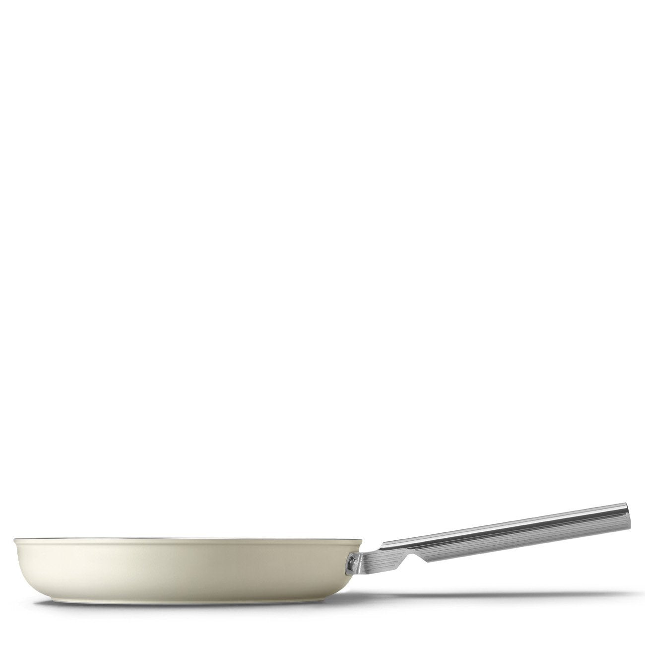 Smeg Fpf2802crm Bratpfanne, 28 Cm, Keramik, Edelstahlgriff, Mattcreme
