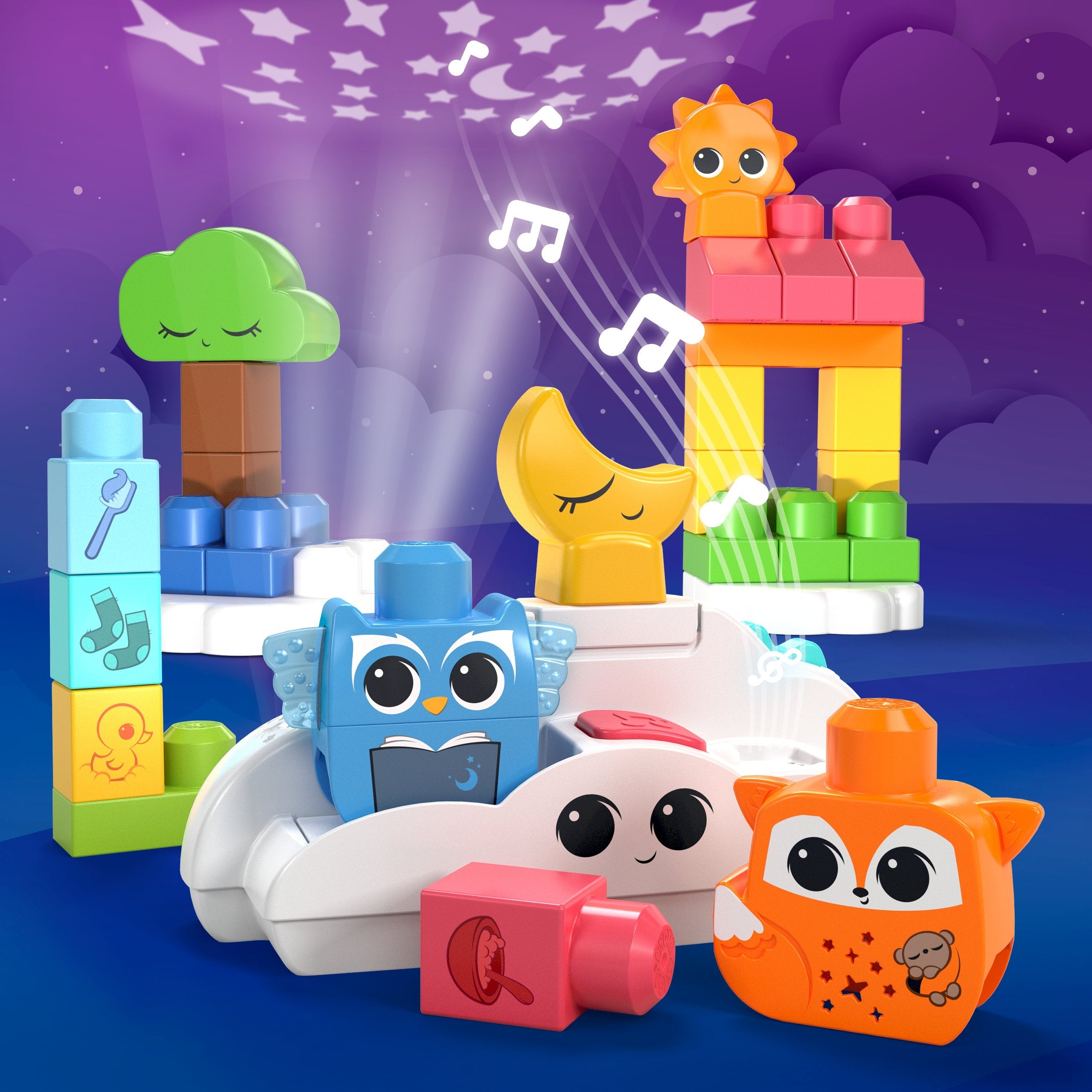 Fisher-Price Mega Bloks Slumber Forest Luz Nocturna  Hth43
