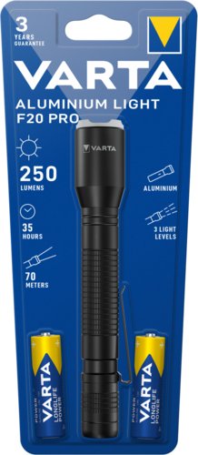 Linterna Varta Aluminium Light F20 Pro