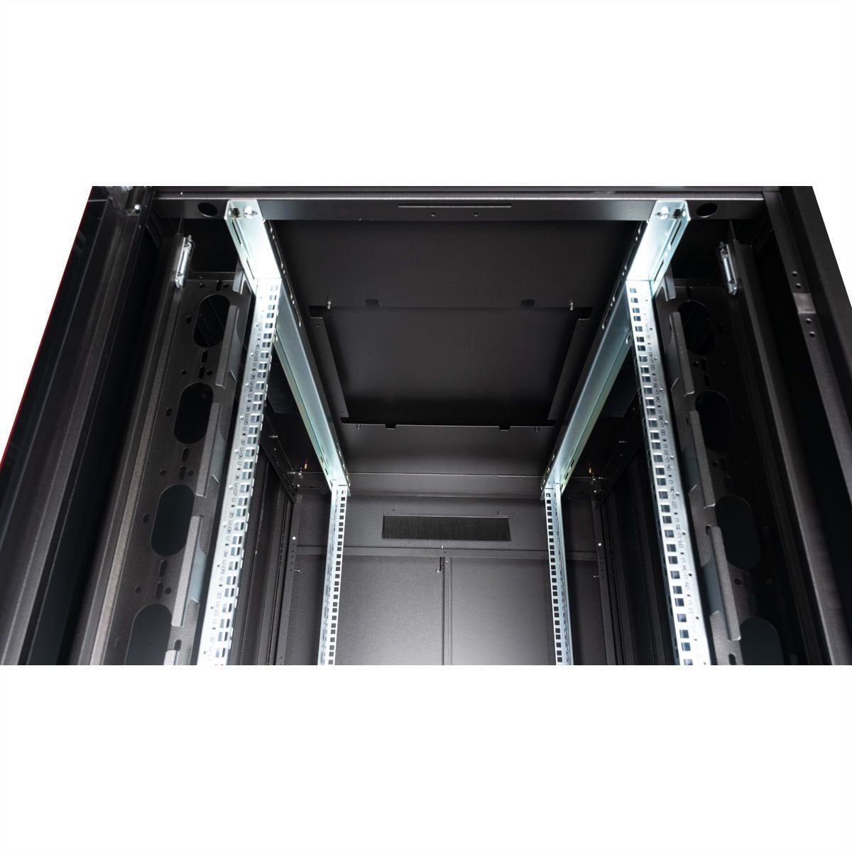 Roline 19-Zoll Netzwerkschrank Pro 42 He, 800x1000 Bxt Glastr Schwarz