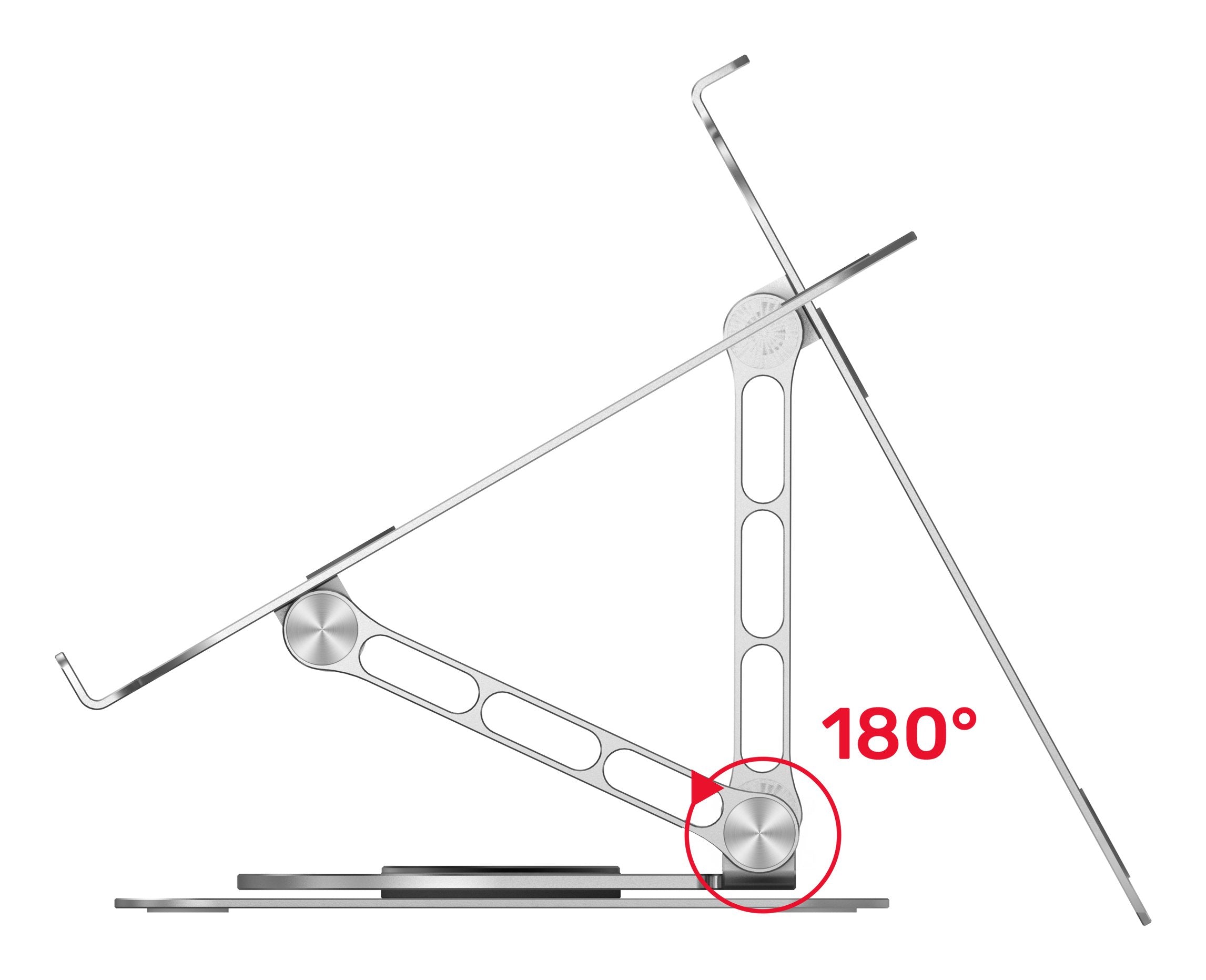 EAN 4894160054388 - UNITEK OT180SL01 soporte para ordenador portátil Aluminio 40,6 cm (16") imagen 4