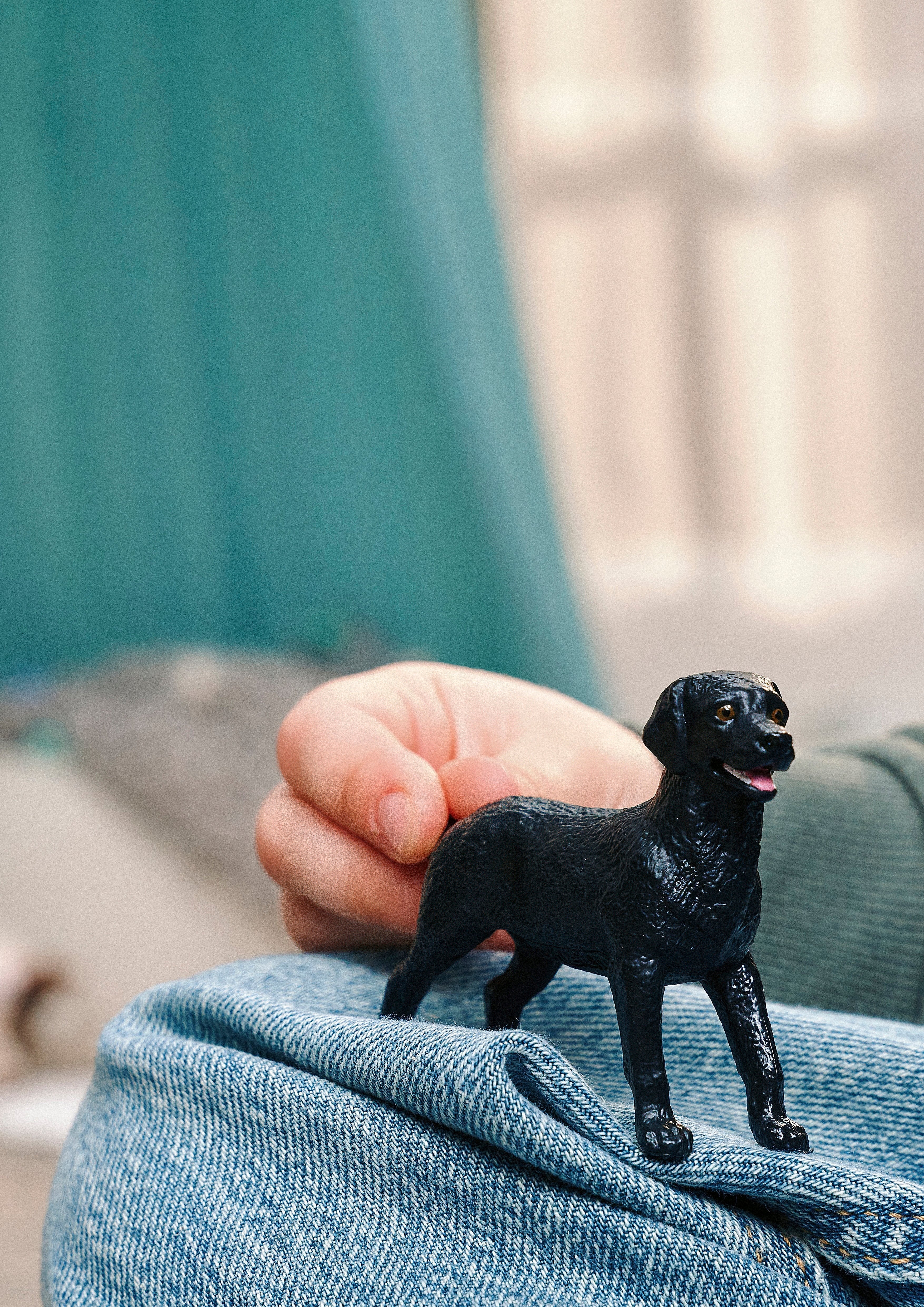 Schleich Farm World Negroer Labrador Retriever Welpe 14922