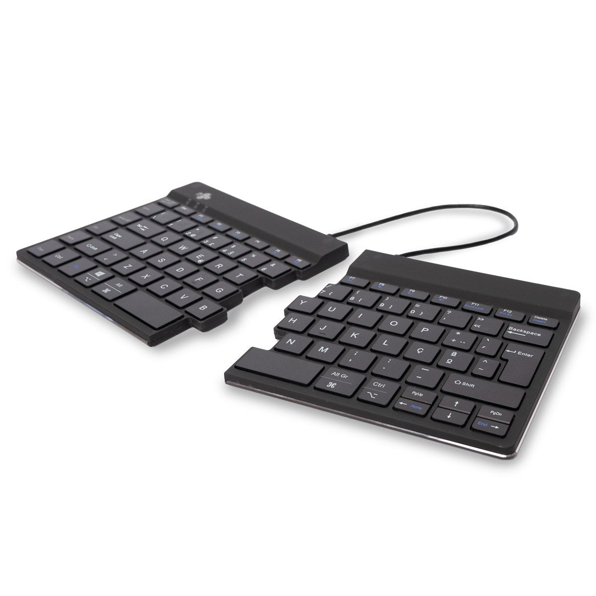 R-Go Split Break Keyboard,  Qwerty (Pt), Bluetooth, Black