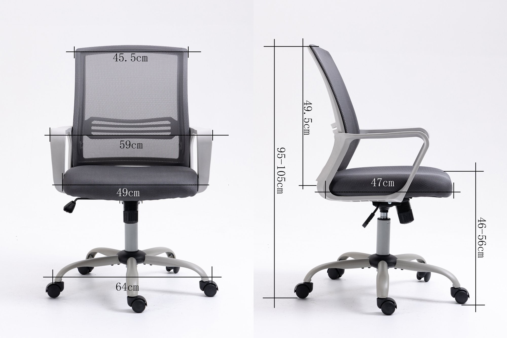 EAN 5901443390794 - Activejet YK01 SZ silla de oficina y de ordenador Asiento acolchado Respaldo de malla imagen 24
