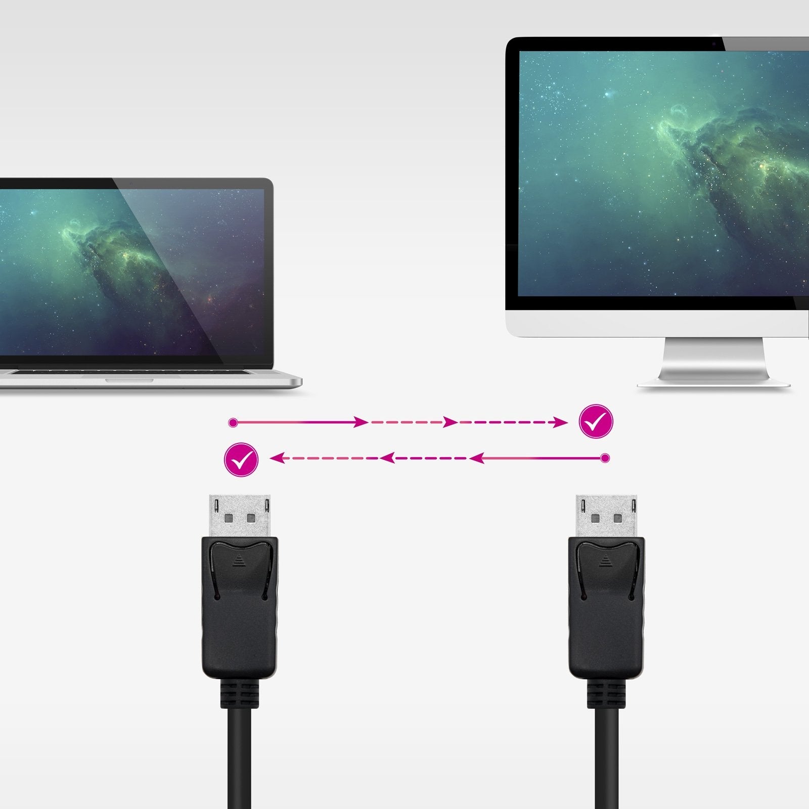 Cable Displayport 1.2 Ccs Dp/M-Dp/M 3.0 M